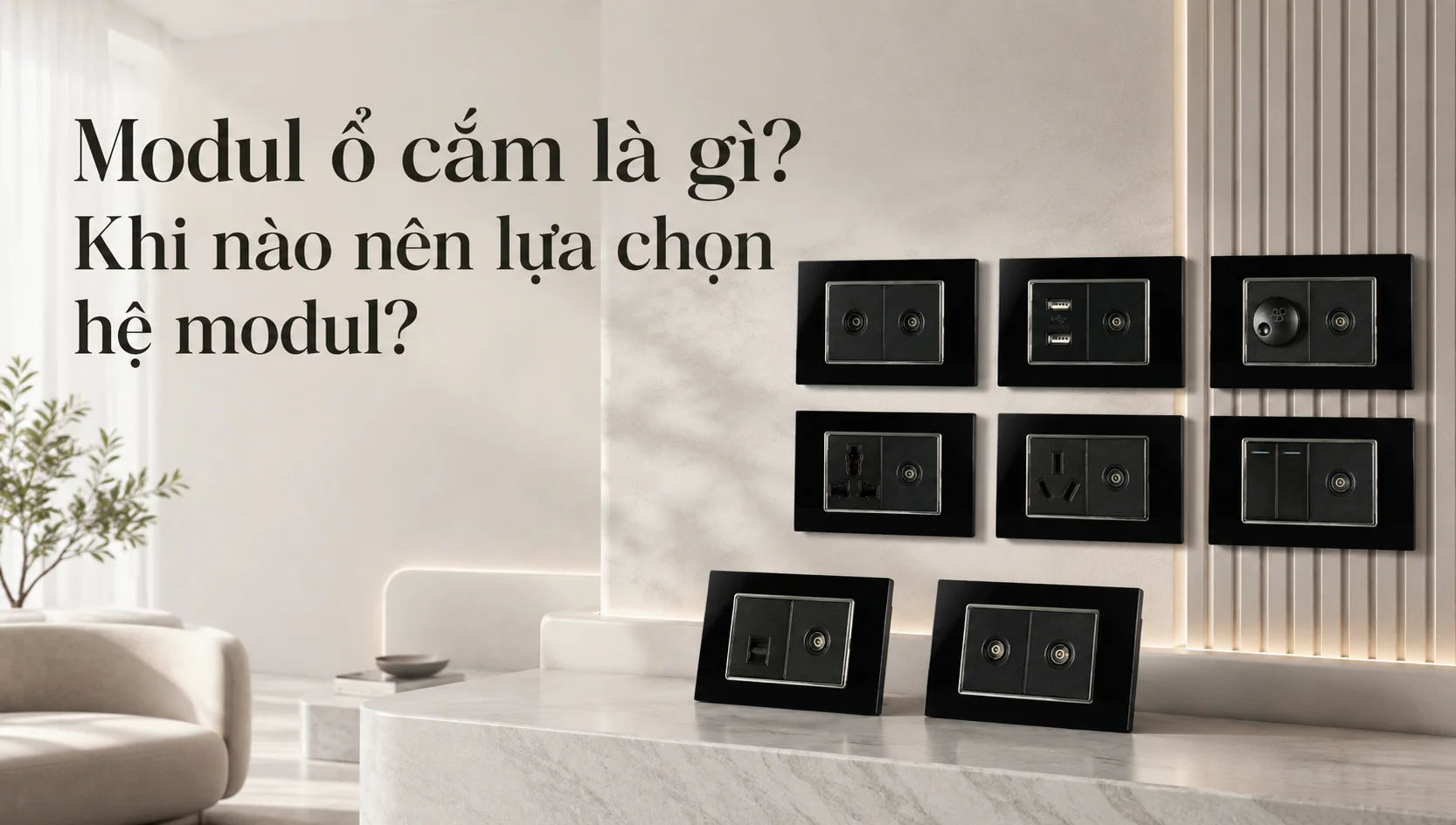 Modul ổ cắm là gì? Giải pháp linh hoạt cho hệ thống điện hiện đại