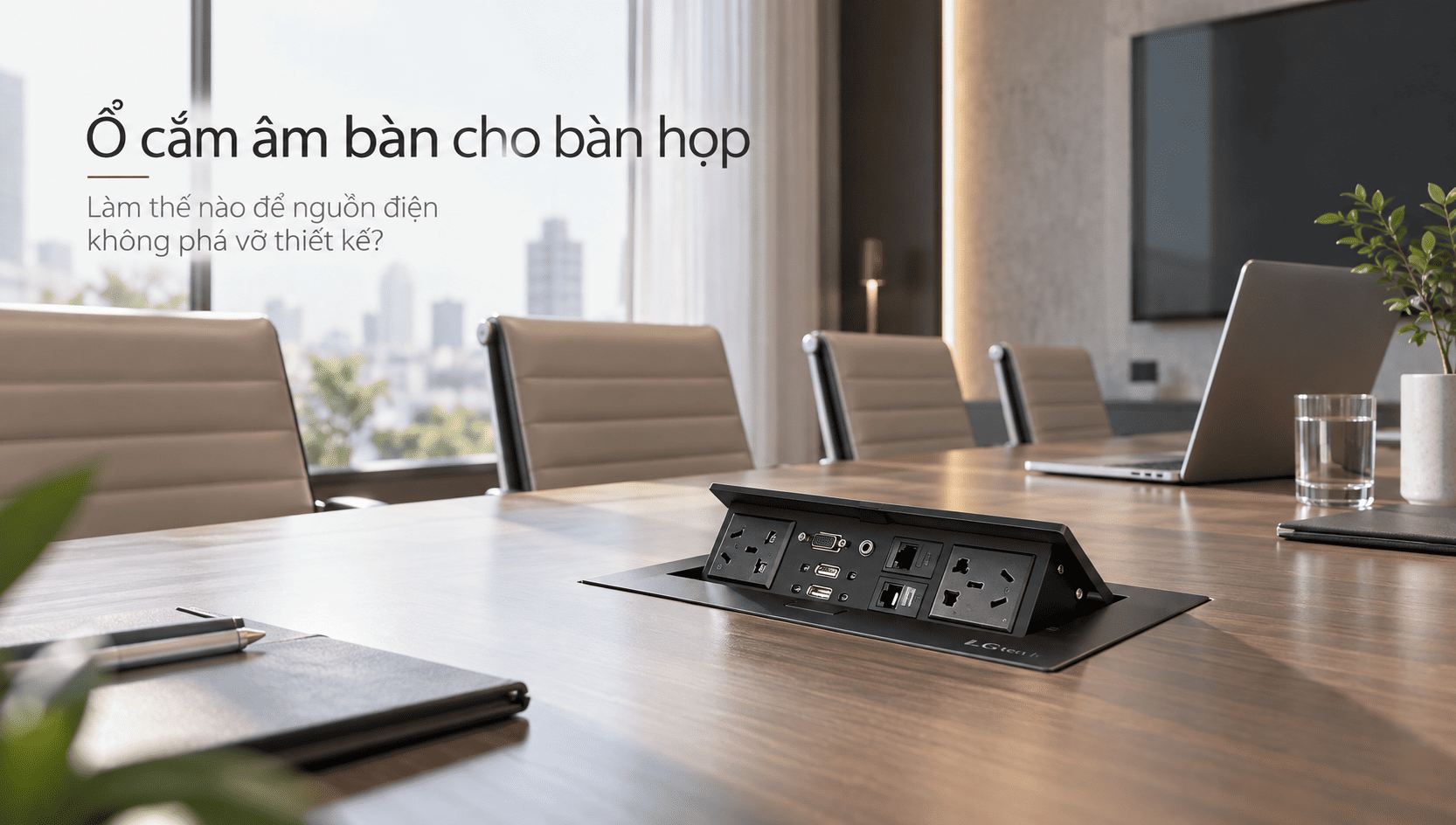 Ổ Cắm Âm Bàn Phòng Họp: Giải Pháp Kết Nối Gọn Gàng Cho Không Gian Chuyên Nghiệp