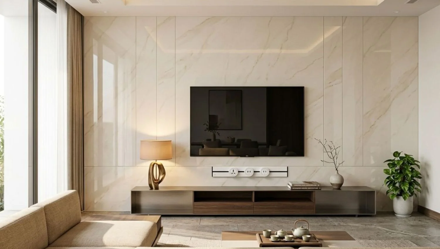 Ổ cắm ray trượt cho phòng khách: Đẹp hay chỉ là xu hướng?