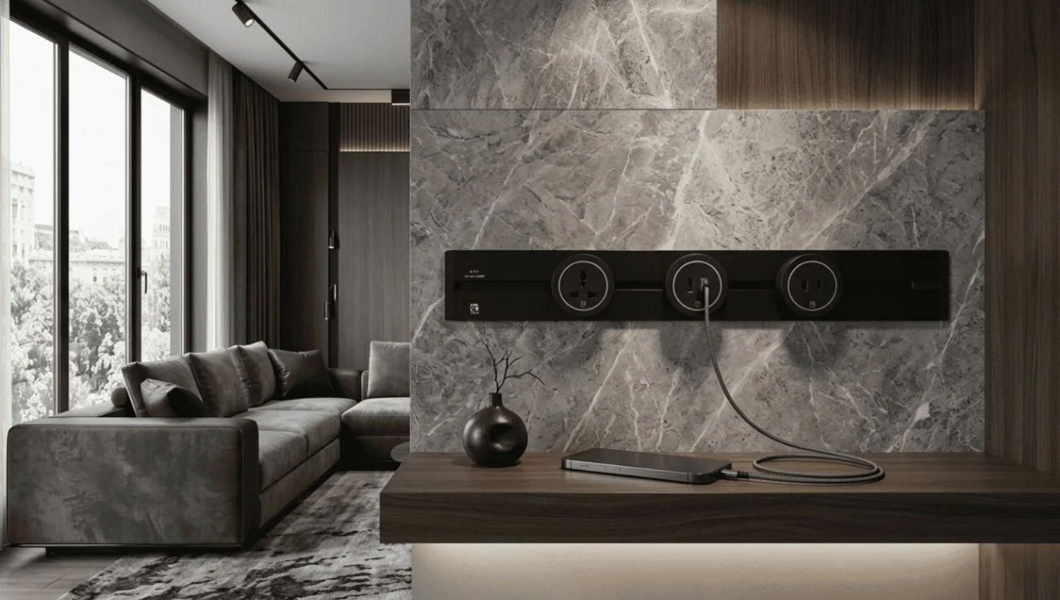 5 mẫu ổ cắm ray trượt đẹp cho căn hộ hiện đại
