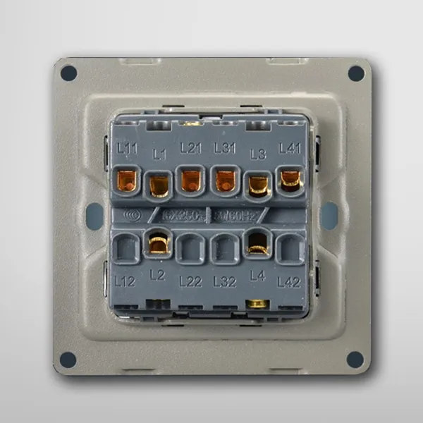 Công tắc điện âm tường 1 chiều 4 vị trí | LG-AC4S-01BP - 5