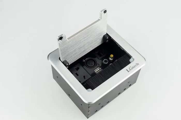 Ổ cắm âm bàn làm việc cao cấp LG Tech LG-AS2107-SA