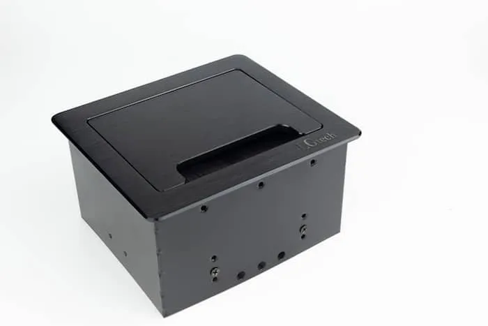 Ổ cắm âm bàn họp hợp kim sơn tĩnh điện LG-AS2102-AB