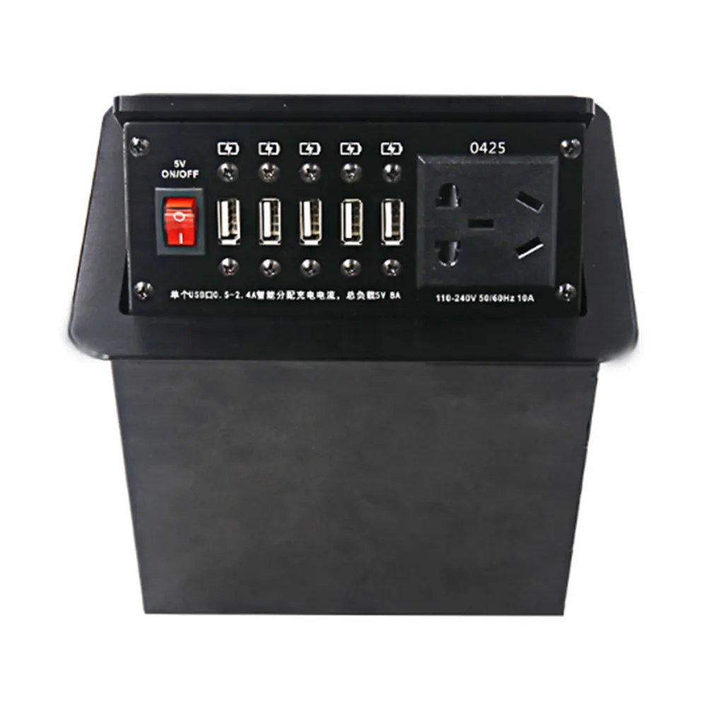 Ổ usb âm bàn, âm sàn cao cấp phù hợp showroom LG-L0425