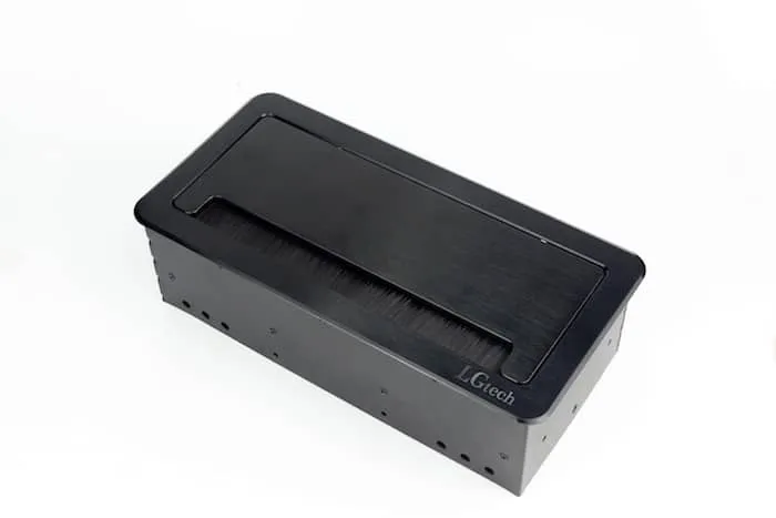 Ổ điện âm mặt bàn cao cấp hợp kim đa chức năng, màu đen LG Tech LG-L0215B - 5
