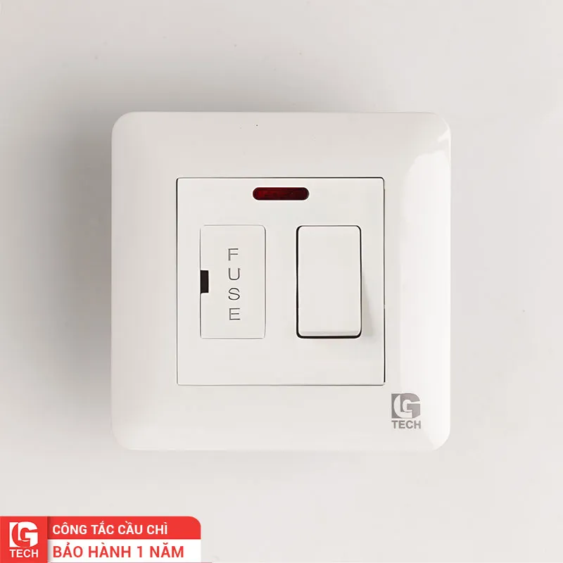 Công tắc ngắt 2 cực có cầu chì bảo vệ an toàn 13A LG-TT-112