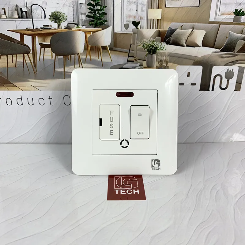 Công tắc ngắt 2 cực có cầu chì bảo vệ an toàn 13A LG-TT-112