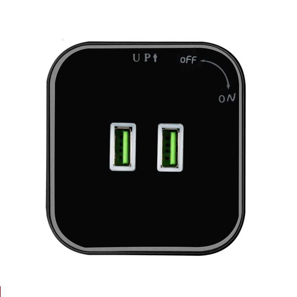 Ổ cắm điện 2 cổng sạc USB cho thanh ray LG Tech LG-S04B