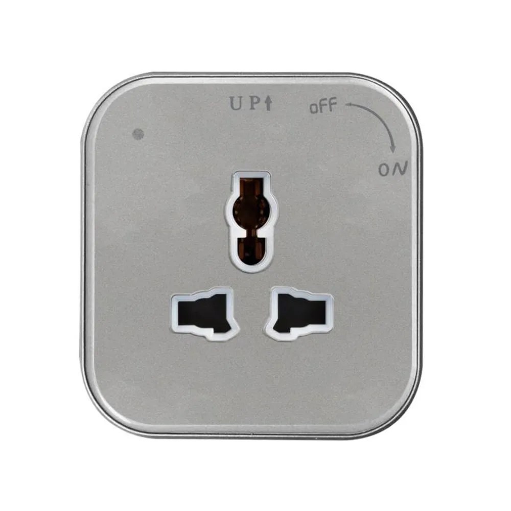 Ổ cắm rời 3 chấu cho thanh ray màu bạc LG Tech LG-S07S - Thế hệ một - 5