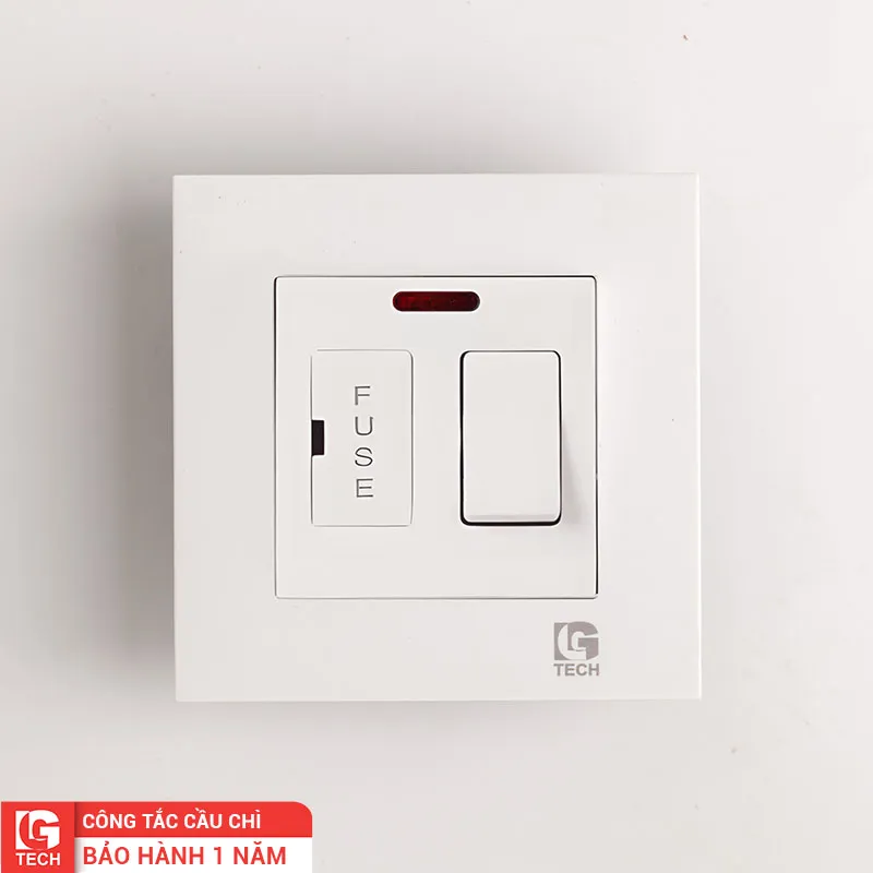 Công tắc có cầu chì 2 cực an toàn LG Tech LG-F21-112