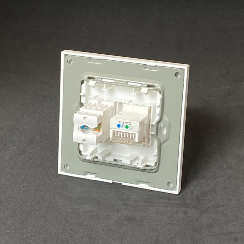 Ổ cắm điện thoại và mạng LAN Cat 6 LG-F21-057 - 2