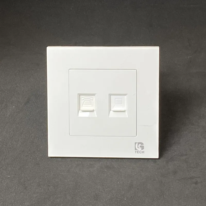 Ổ cắm điện thoại và mạng LAN Cat 6 LG-F21-057 - 3