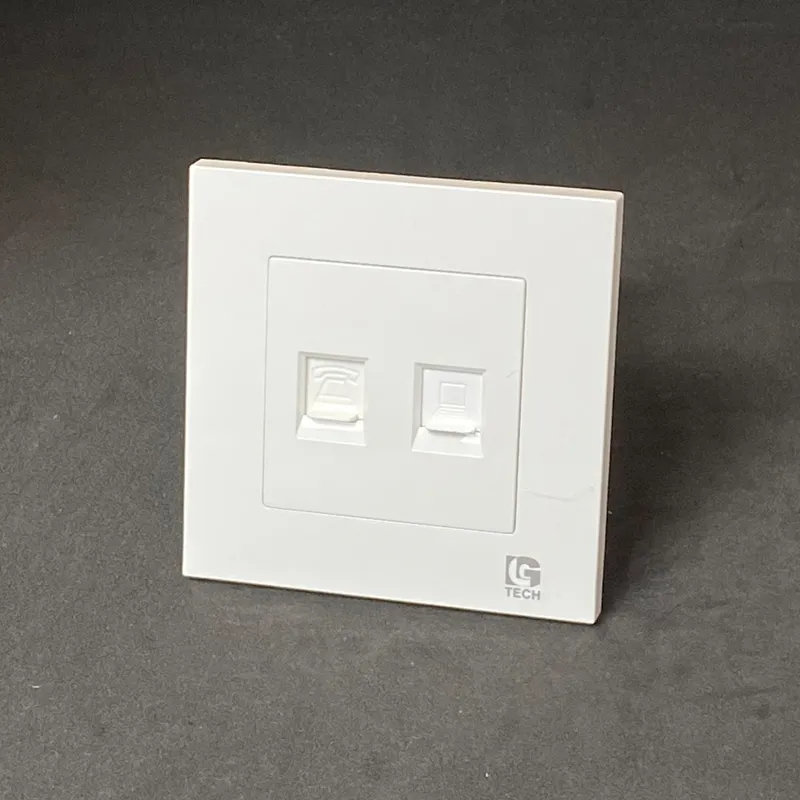 Ổ cắm điện thoại và mạng LAN Cat 6 LG-F21-057
