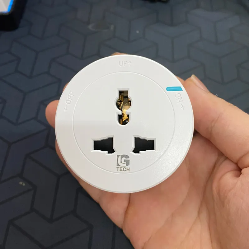 Ổ cắm cài thanh ray LG Tech màu trắng LG-GD15-07W - Thế hệ hai - 4