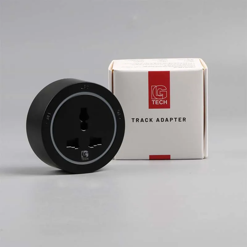 Ổ điện rời gắn thanh ray 3 chân LG Tech màu đen LG-GD10-07B - Thế hệ hai - 2