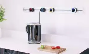 Ổ cắm điện đa năng 3 chấu cho thanh ray màu trắng LG-GD10-07W - Thế hệ hai - 6