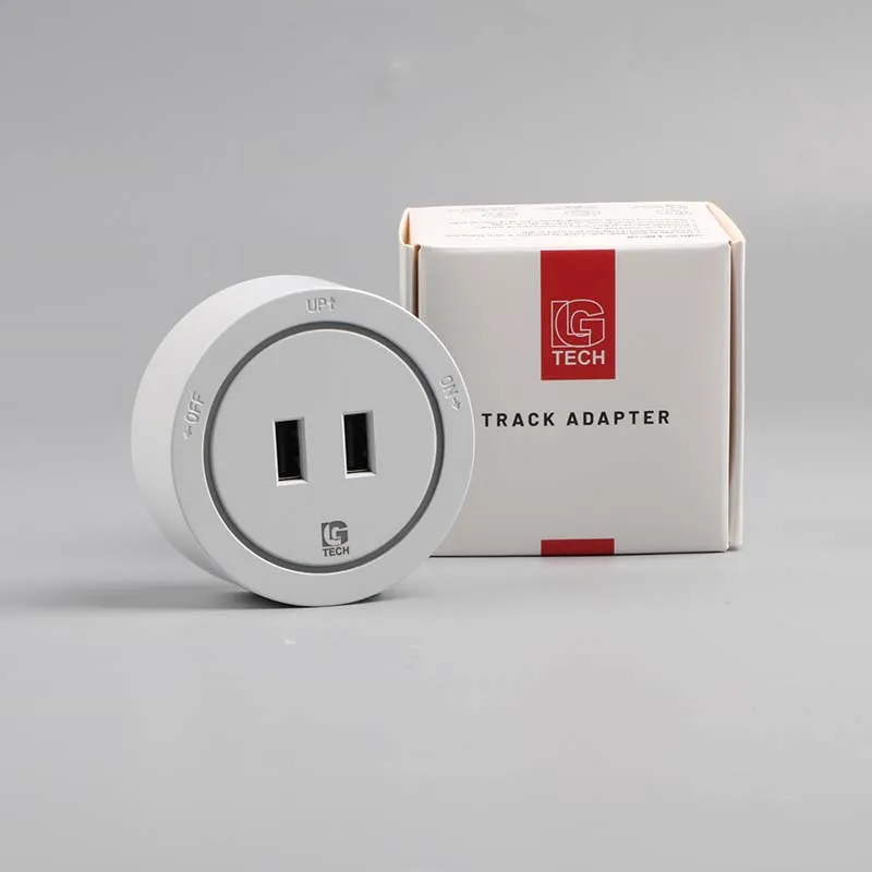Ổ cắm gắn thanh ray 2 cổng USB sạc nhanh LG-GD10-04W - Thế hệ hai - 2