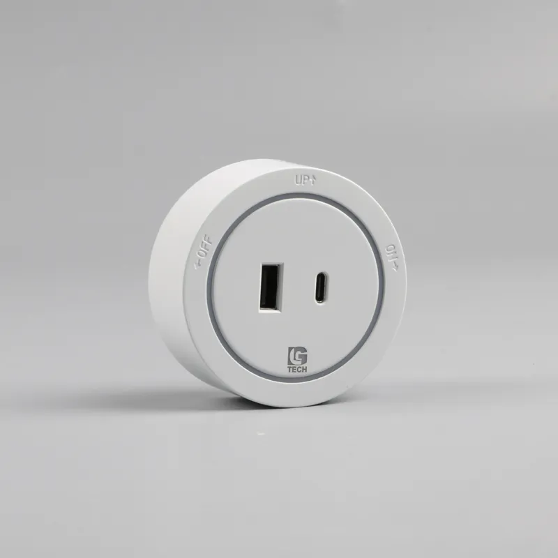 Ổ điện rời cổng sạc Type C 18W cho thanh trượt màu trắng LG-GD10-06W