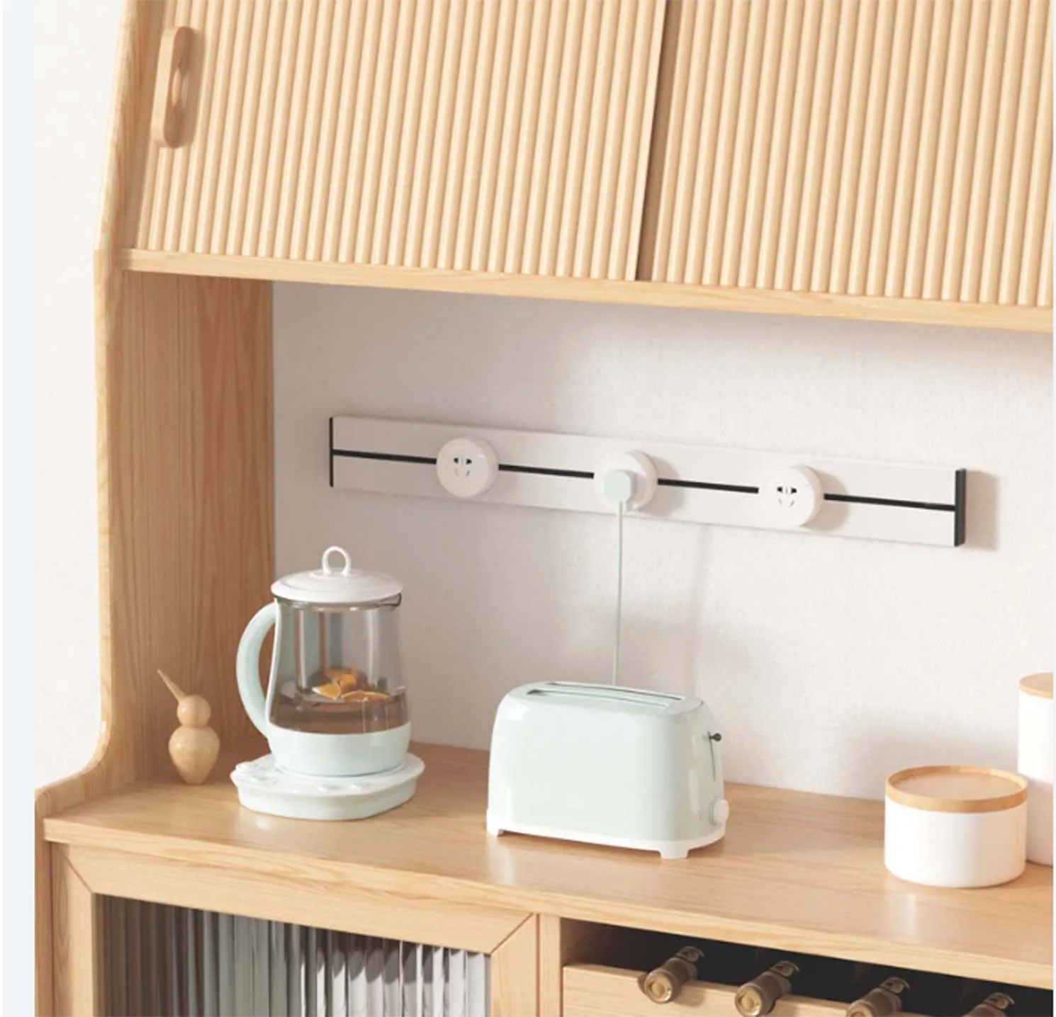 Ổ cắm thanh ray nổi màu trắng 32A 8000W LG Tech - Thế hệ hai - 7
