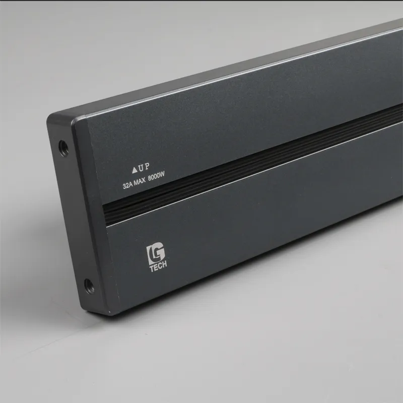 Ổ cắm thanh trượt nổi có công tắc màu ghi 32A 8000W LG Tech - 5