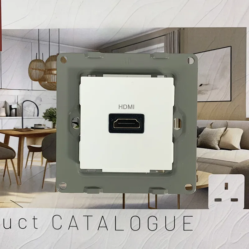 Ổ cắm HDMI 1080p, màu trắng LG Tech LG-F21-081 - 5