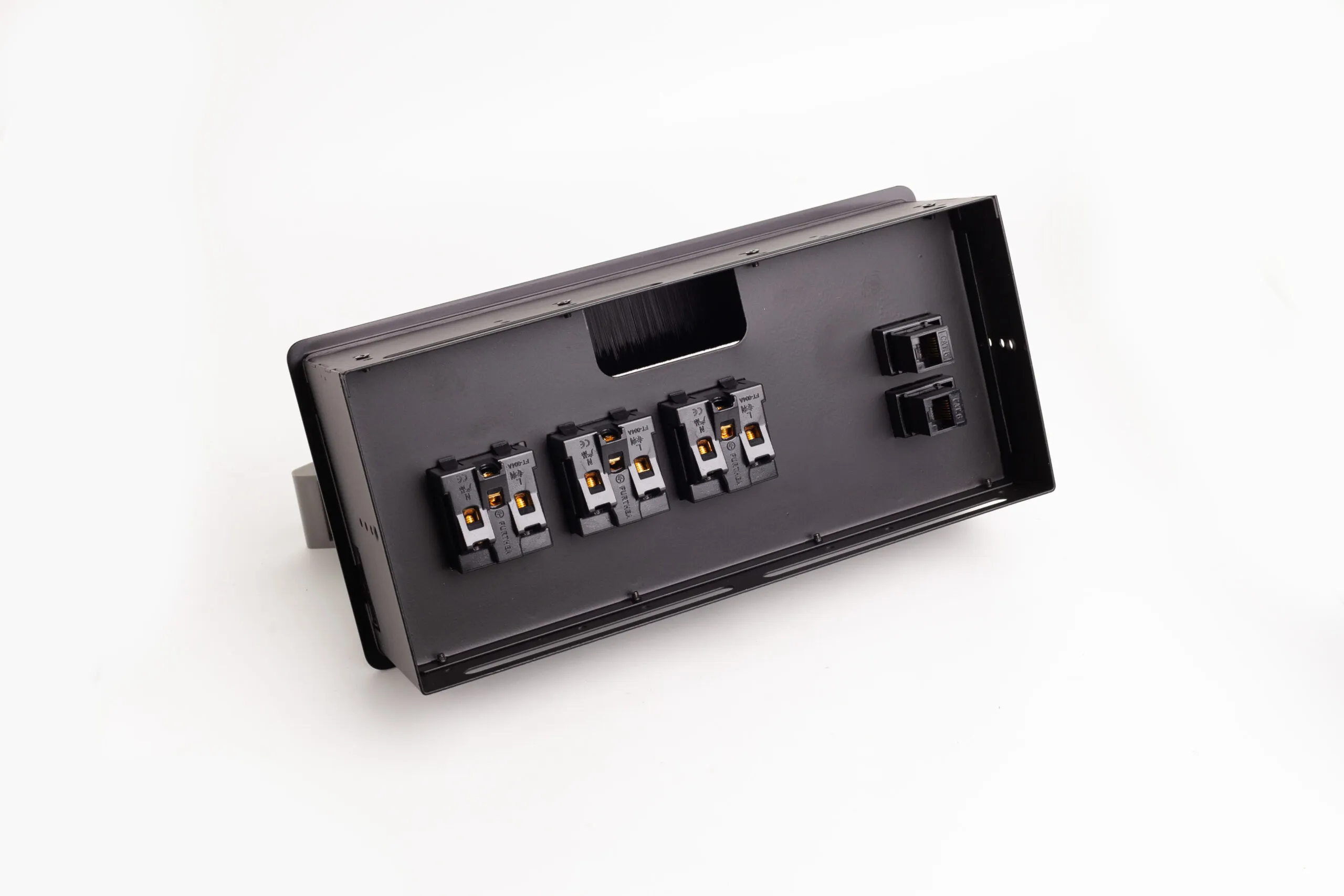 Ổ điện âm bàn đa năng kèm mạng LAN, màu đen  LG Tech LG-L0216B - 3