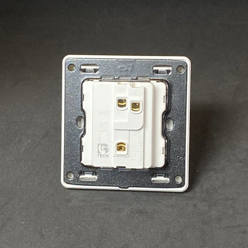 Công tắc điện đơn tràn viền 2 chiều, chuẩn vuông, màu trắng LG Tech mã LG-AB-K1-001N - 2