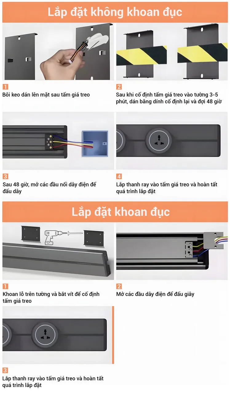 Ổ cắm thanh trượt nổi có công tắc LG Tech là sản phẩm tiên tiến và hiện đại