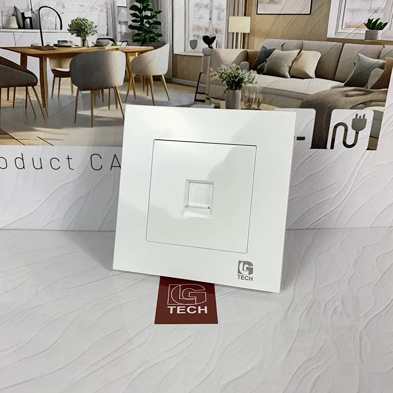 Ổ cắm mạng 1 cổng LAN CAT6 LG Tech LG-F21-054 - 4