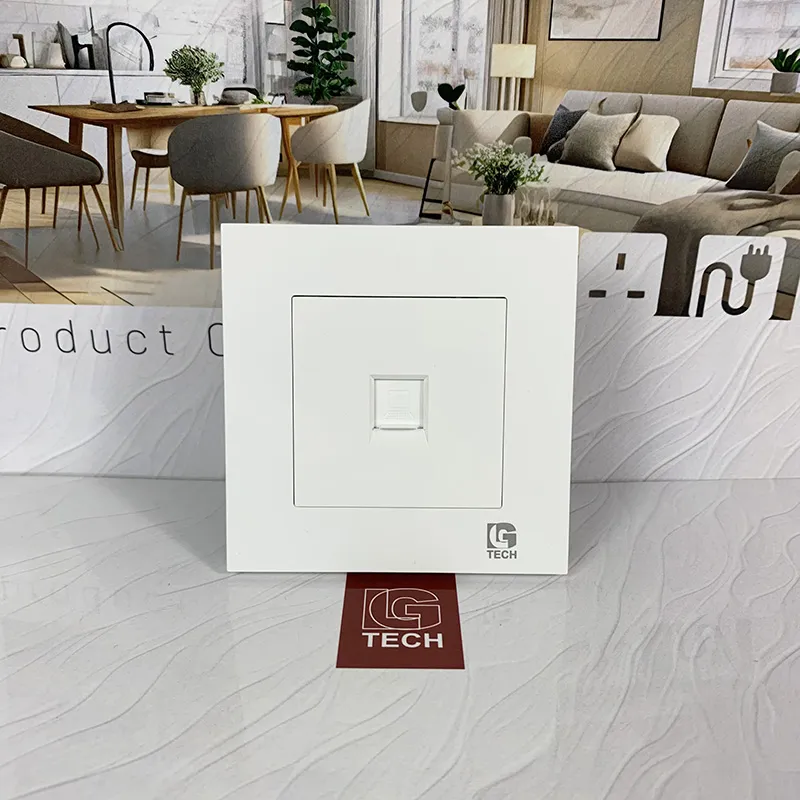 Ổ cắm mạng 1 cổng LAN CAT6 LG Tech LG-F21-054 - 2