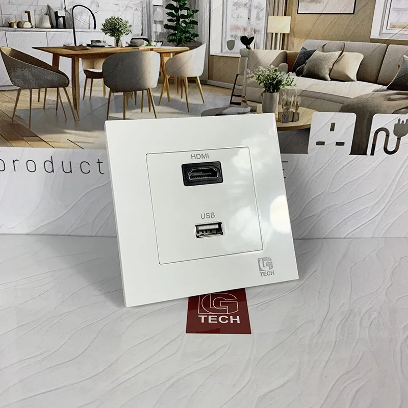 Ổ cắm USB có cổng HDMI 1080p LG Tech LG-F21-082 - 3