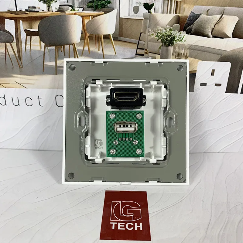 Ổ cắm USB có cổng HDMI 1080p LG Tech LG-F21-082 - 5