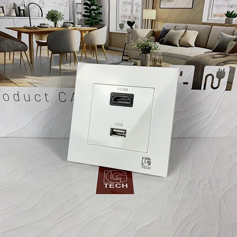 Ổ cắm USB có cổng HDMI 1080p LG Tech LG-F21-082 - 4