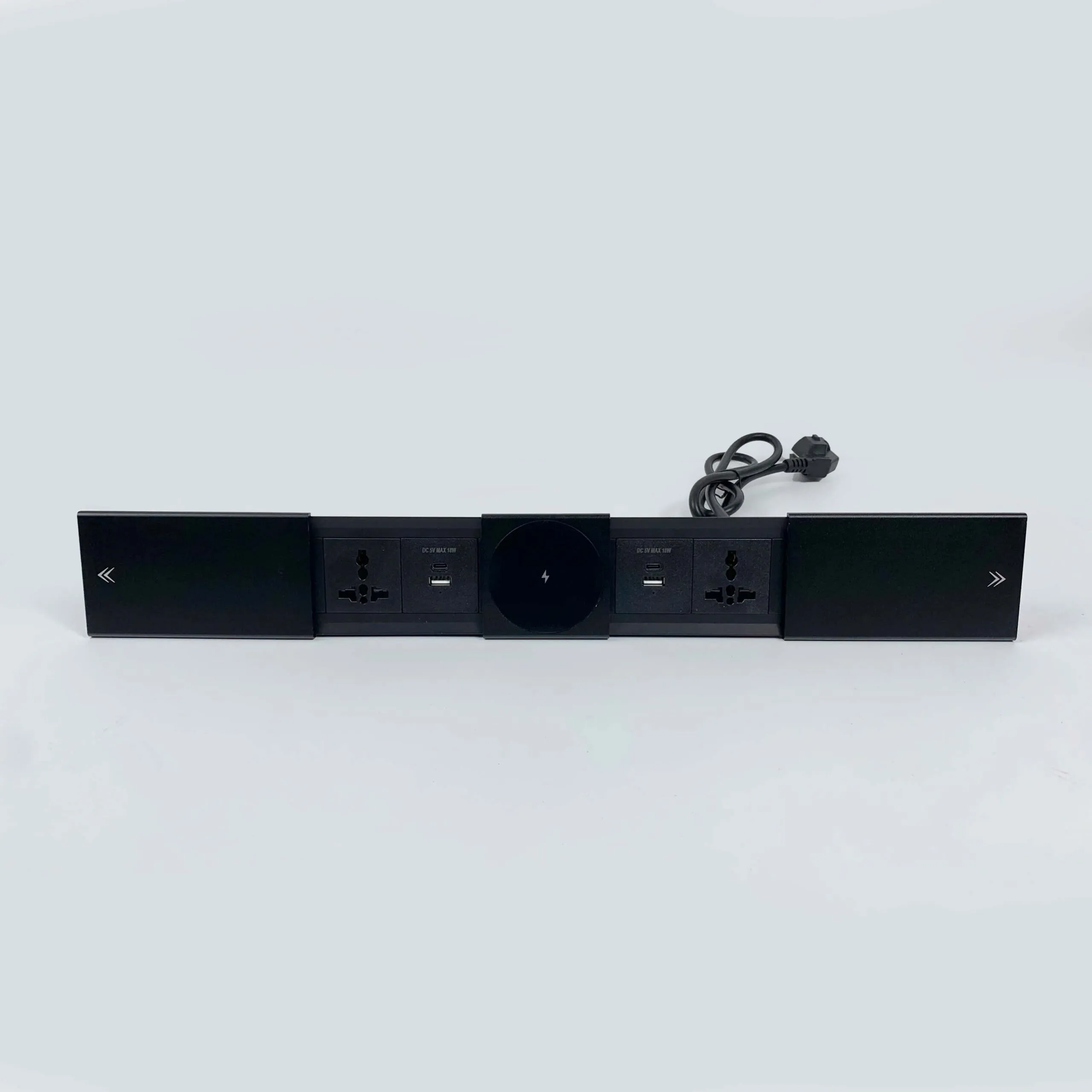 Ổ cắm âm bàn màu đen LG Tech LG-LP800B/2W-1A