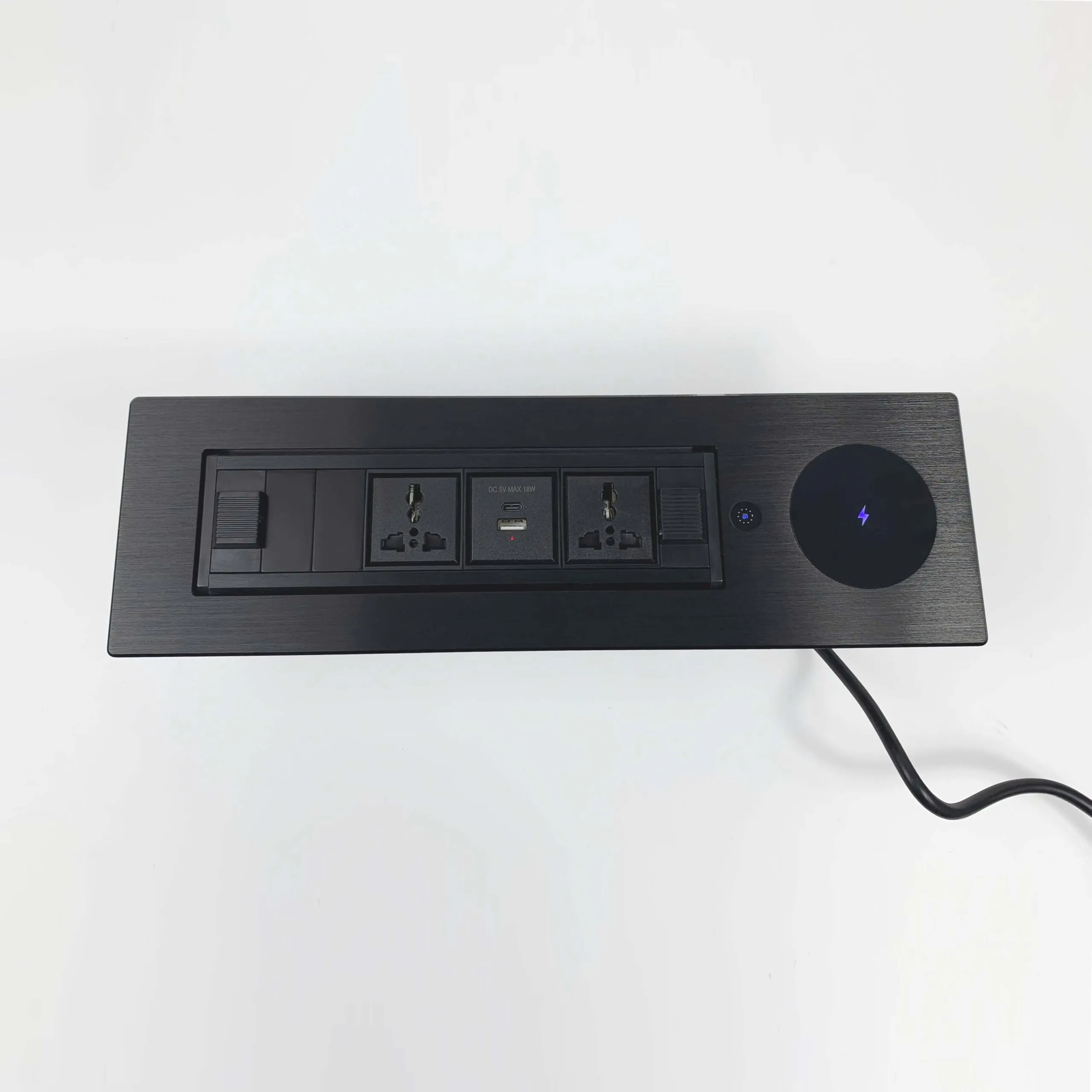 Ổ điện âm bàn màu đen LG Tech LG-LK600G-B