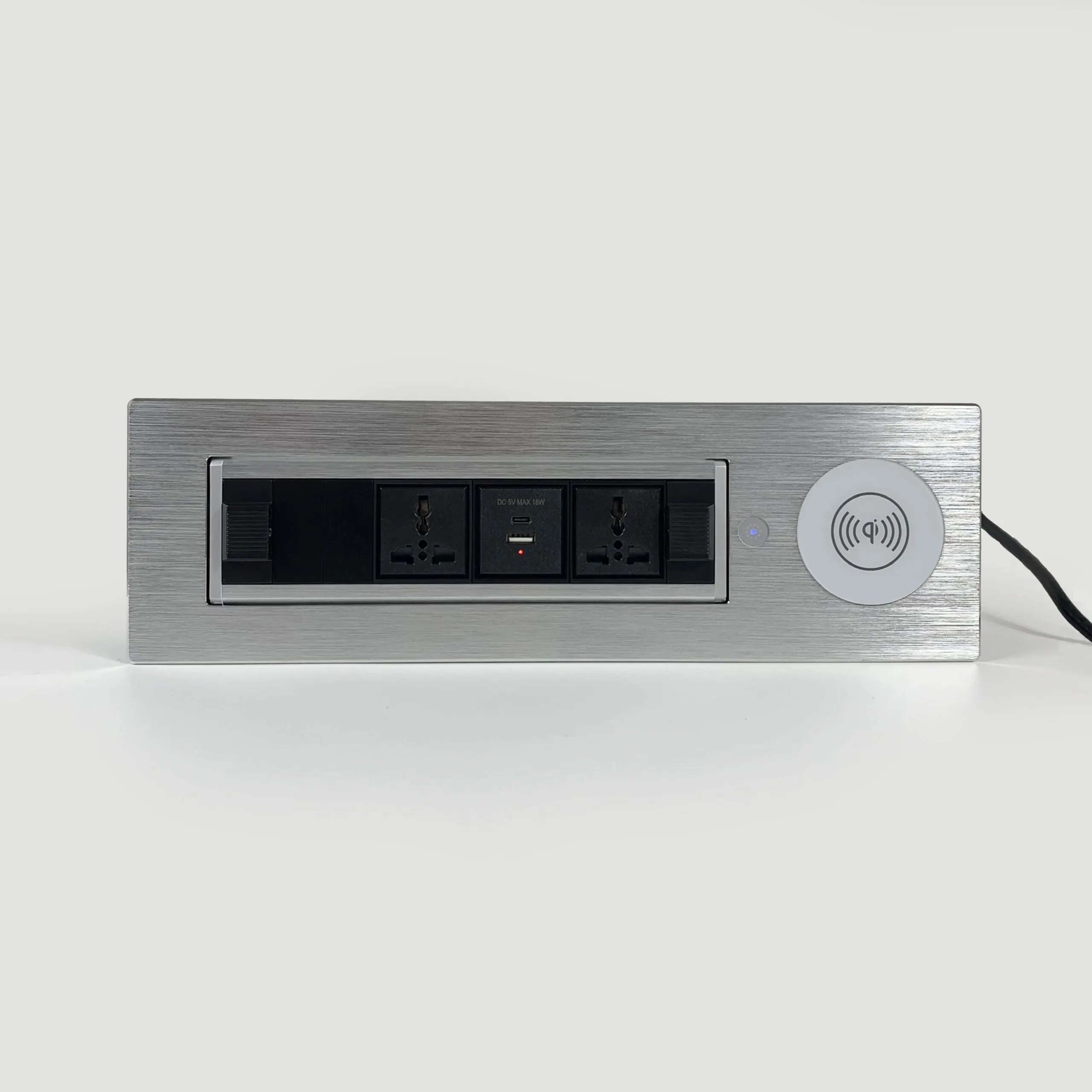 Ổ điện âm bàn màu bạc LG Tech LG-LK600G-S