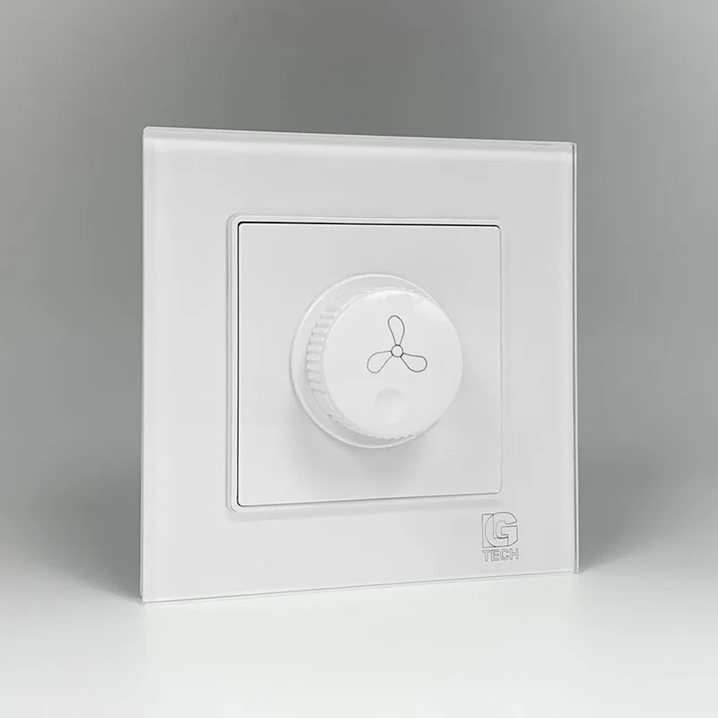 Dimmer quạt điều chỉnh tốc độ viền kính LG Tech LG-F71W-046 - 3