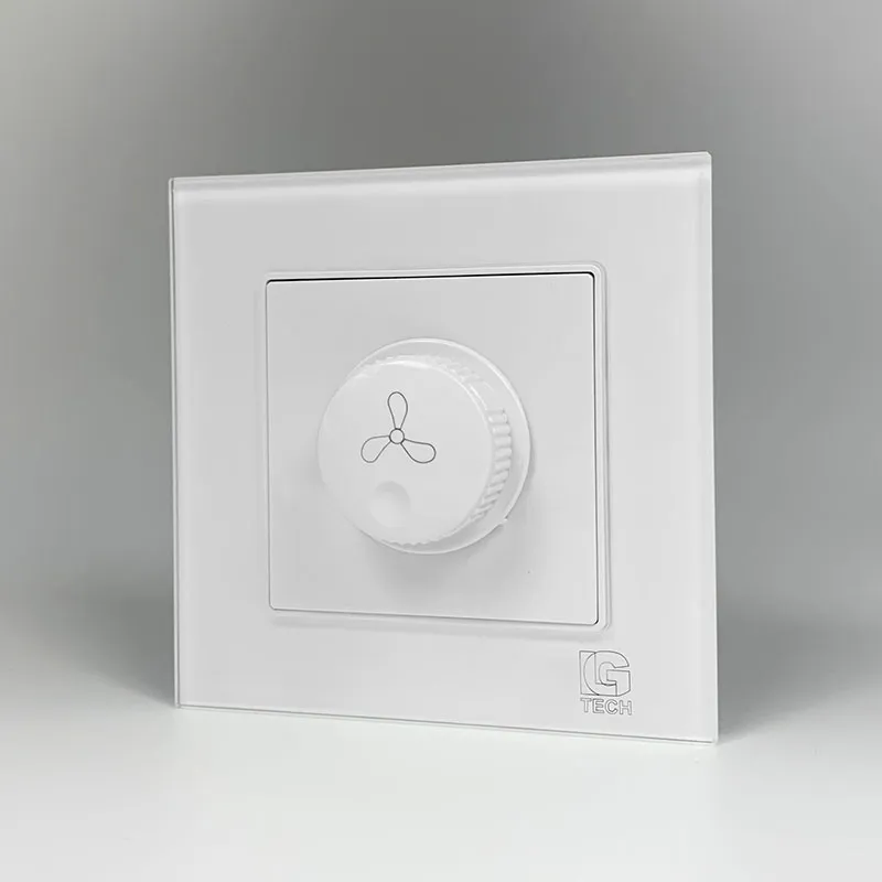 Dimmer quạt điều chỉnh tốc độ viền kính LG Tech LG-F71W-046 - 4