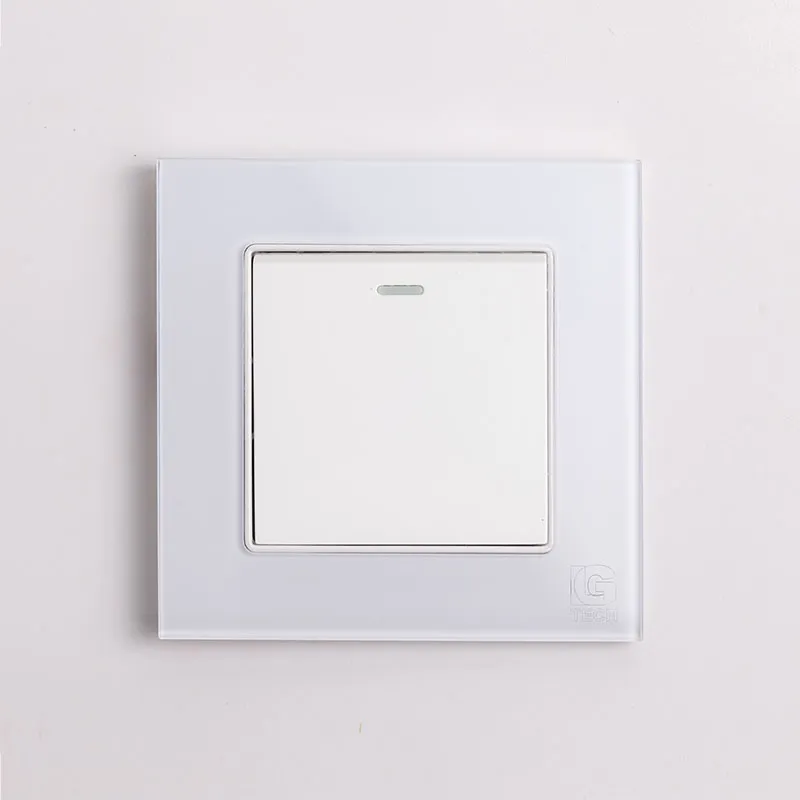 Công tắc trung gian đơn viền kính LG-F71W-001X