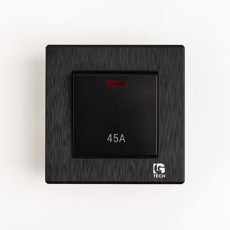 Công tắc cho điều hòa 45A màu đen xước LG-B21-025 - 2
